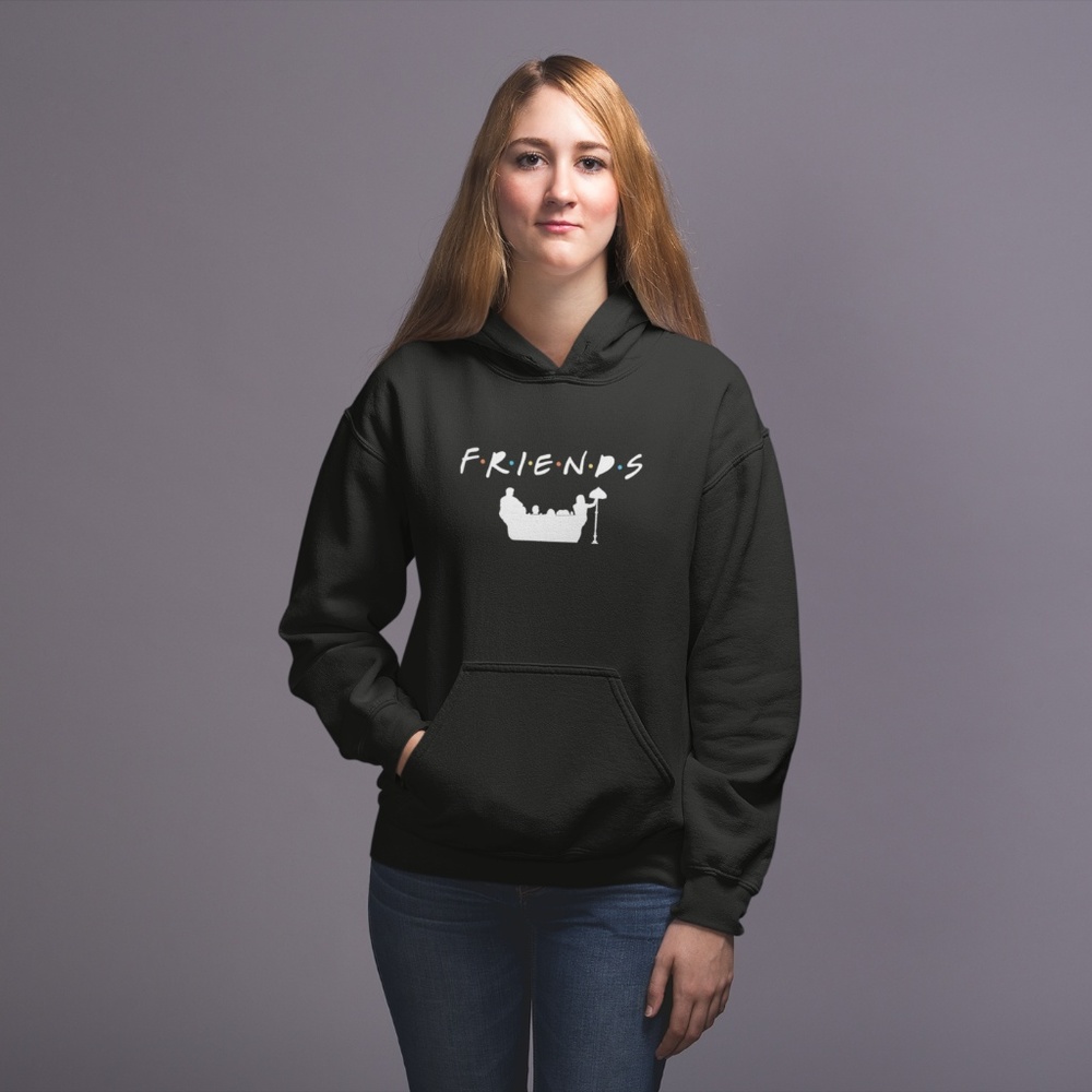 Friends (TV Show) Logo Silhouette Hoodie - Picture 4 of 6